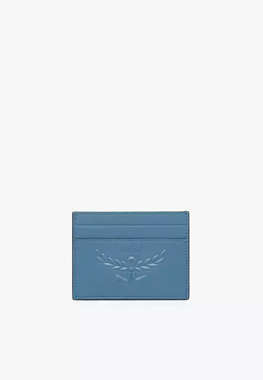 Himmel Card Case in Laurel Calf Leather