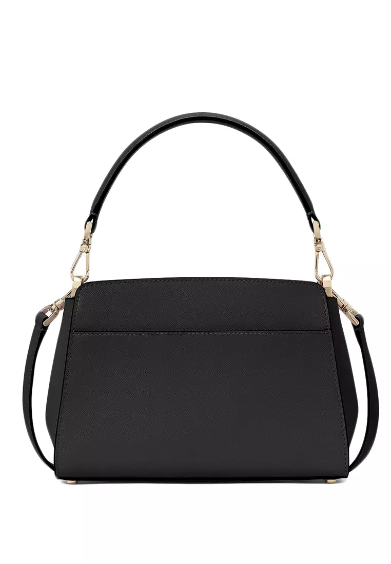 Madison Small Top Handle Satchel - Black