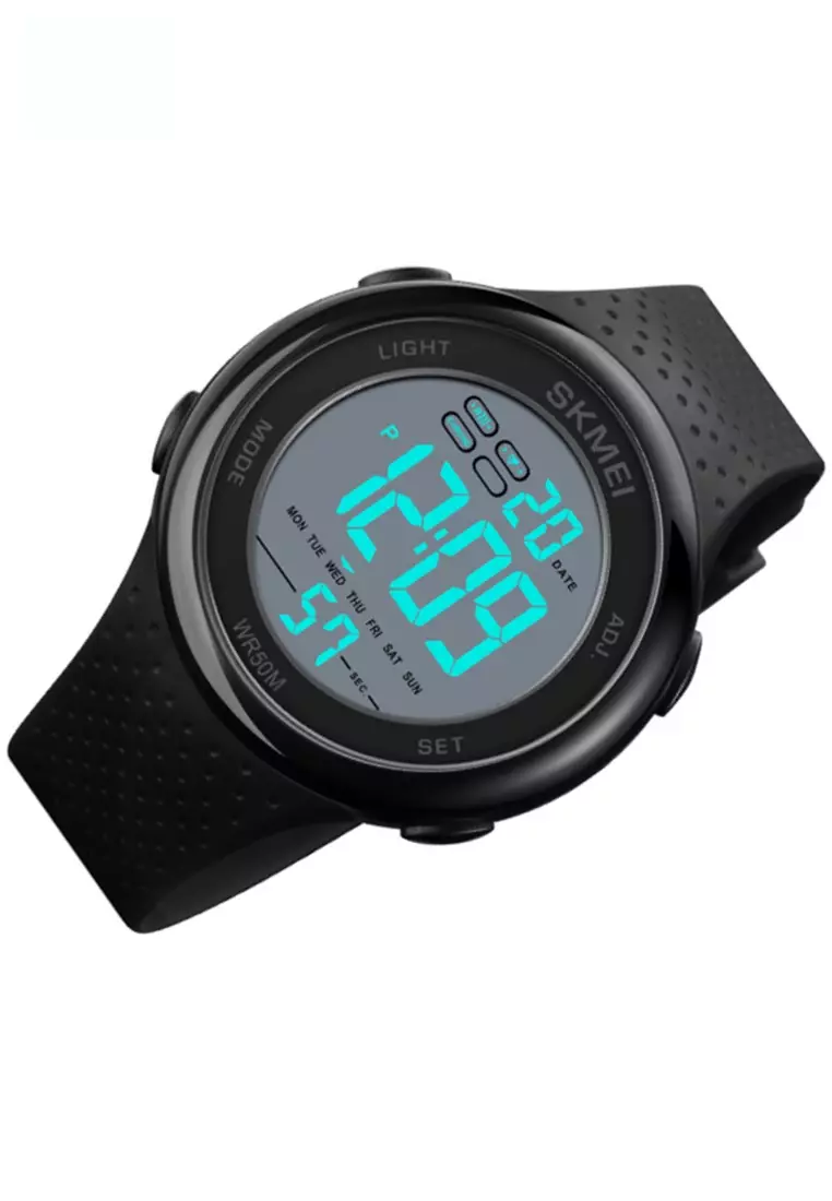 Jam Tangan Digital Pria Waterproof Many Function Strap Tali Material PU Silicone BL78 ORIGINAL