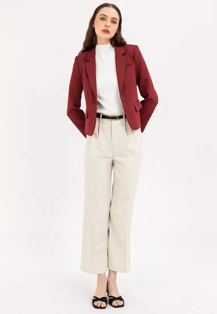 Single Breasted Blazer Jacket