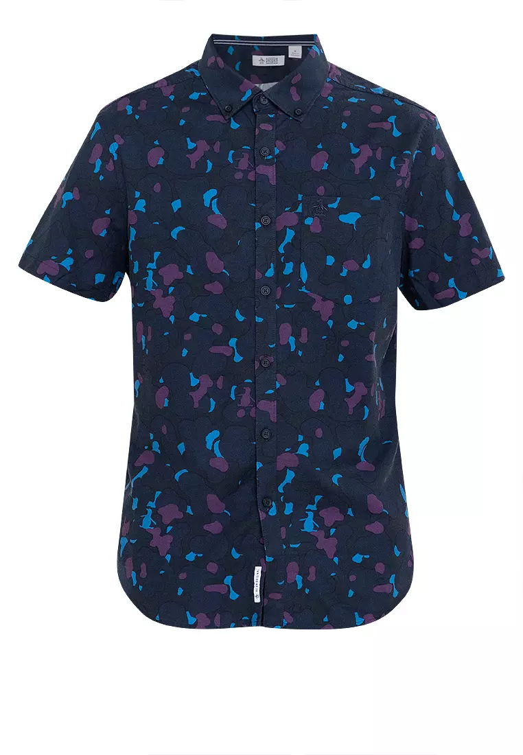 Camo Pete Printed Button Down