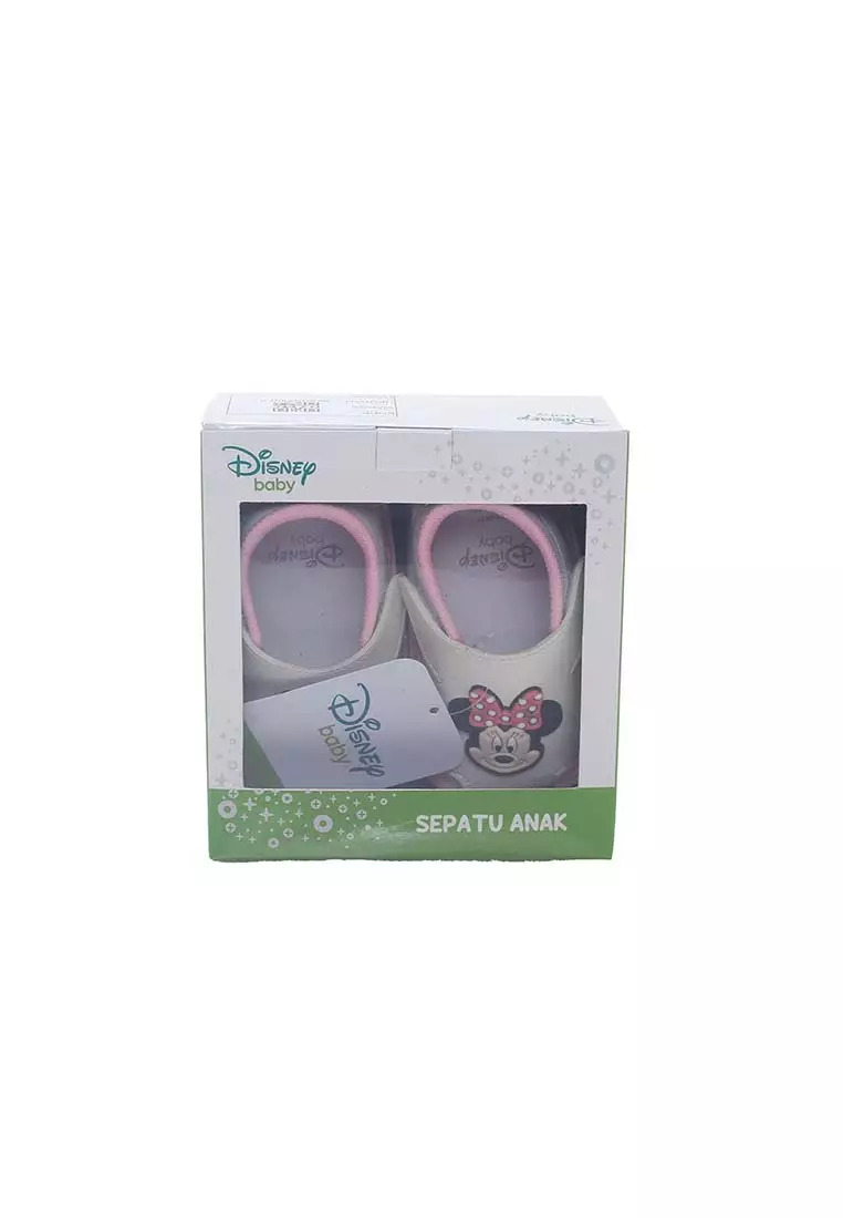 Disney Minnie Sandal Bayi Left Right Cicit Minnie Mouse White