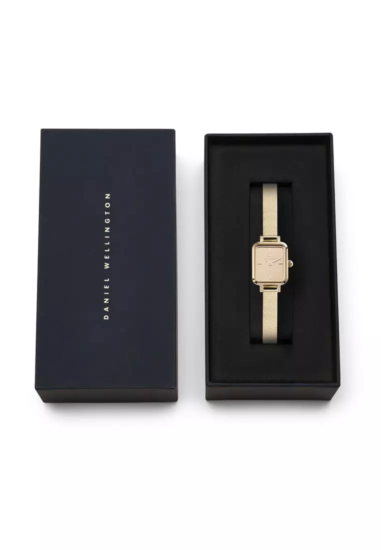 Quadro Mini Reflection Gold - Women Watch stainless steel watch DW Official Authentic Original