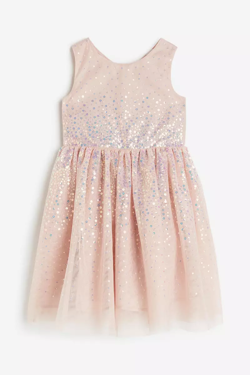 Flared tulle shop dress h&m