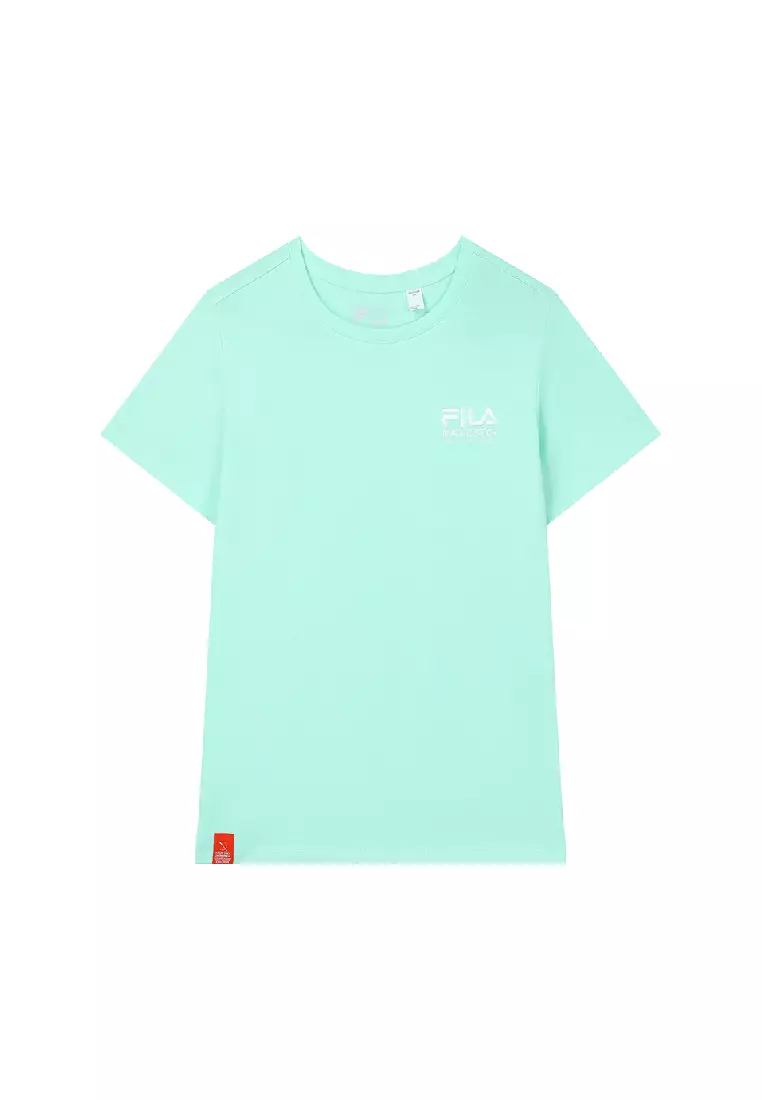 Mint green fila shirt online