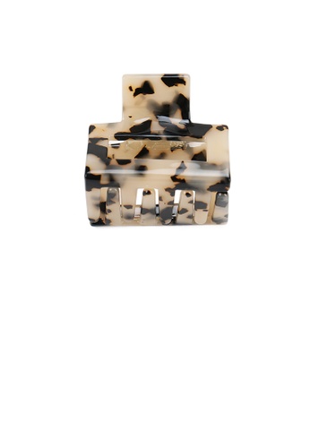 Glamorousky silver Simple and Fashion Tortoiseshell Geometric Small Hair Claw 0EF8BACE3E2682GS_1