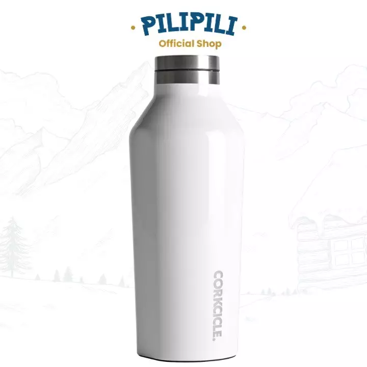 Corkcicle Canteen 9 oz / 270 ml Gloss White