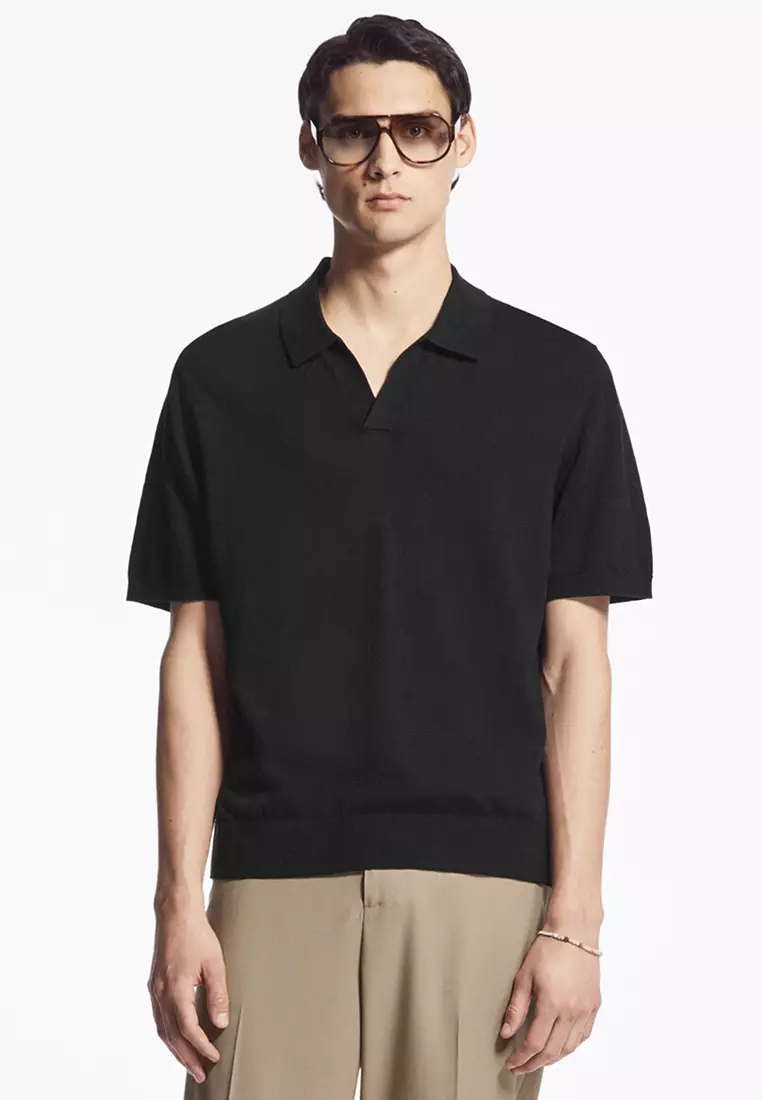 Buy COS Relax Linen Polo Online | ZALORA Malaysia