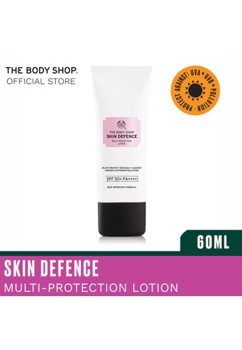 Jual The Body Shop Skin Defence Multi Protection Lotion Spf 50 Pa 60ml Original Zalora Indonesia