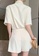 Sunnydaysweety white Button Down Shirt with A-Line Shorts Set A21032019W BE1D7AA77669C3GS_5