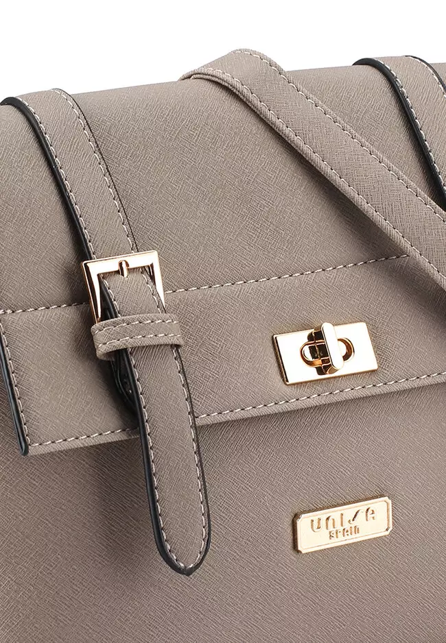 Saffiano Texture Mini Sling Bag