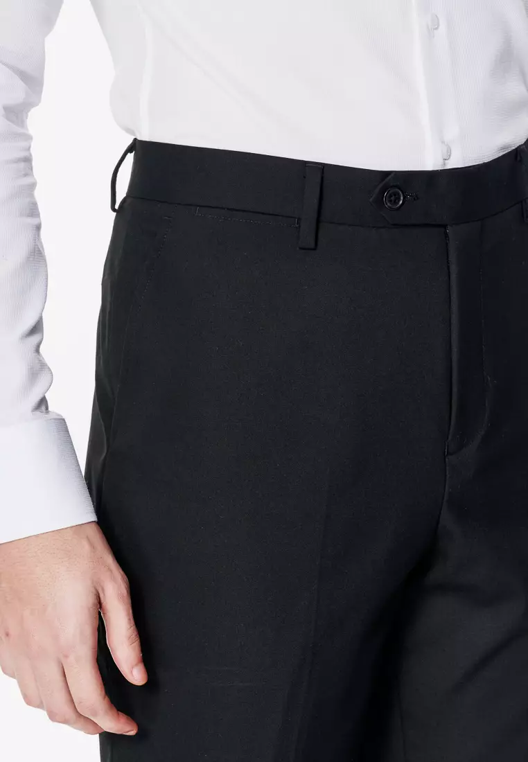 黑色修身版西裝褲(可機洗)