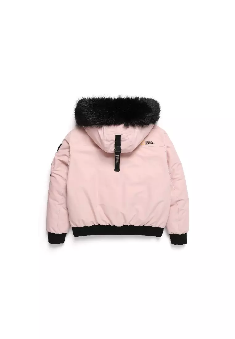 女裝TARUGA毛邊連帽羽絨外套