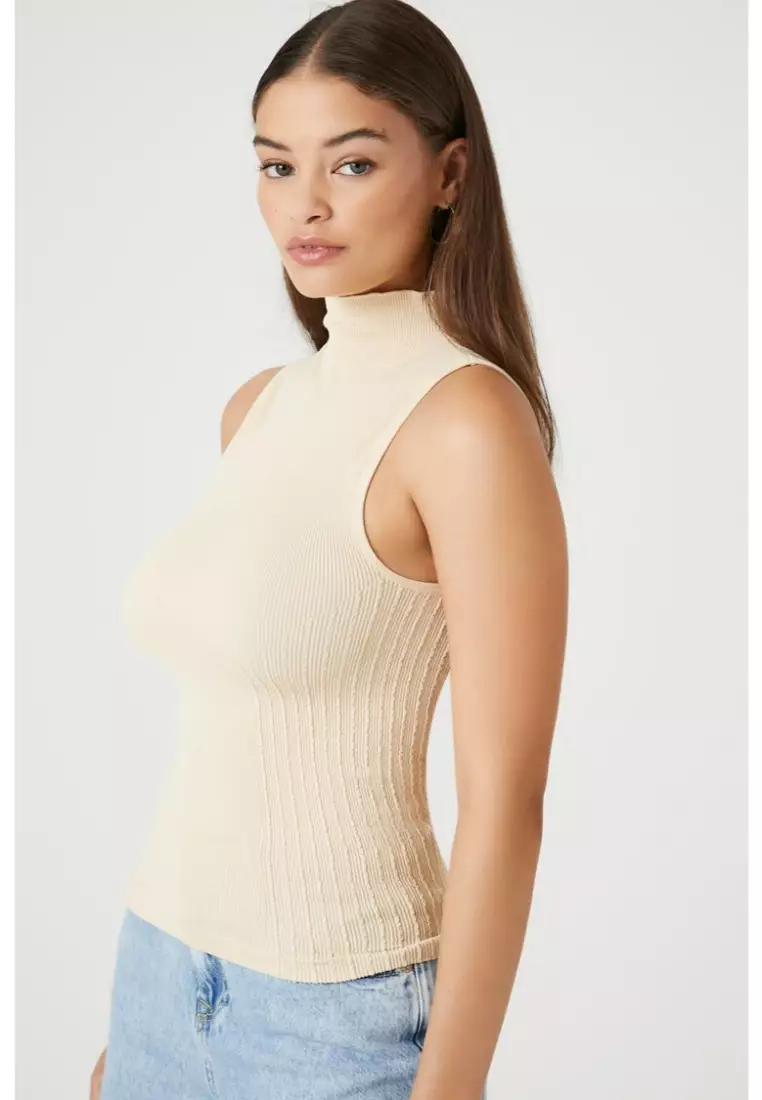 Seamless Mock Neck Top