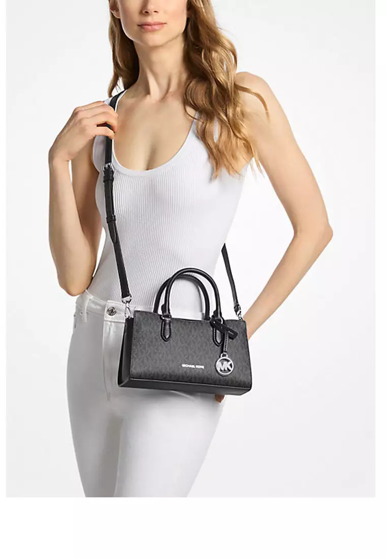 Arden Small Signature Logo Messenger Bag