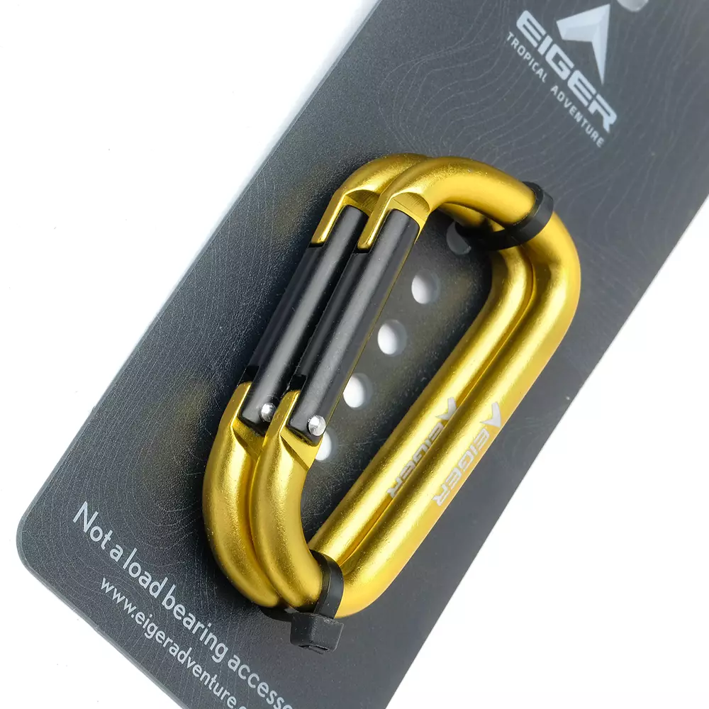 Eiger 6 Mm D Carabiner 2 Pcs Keychain