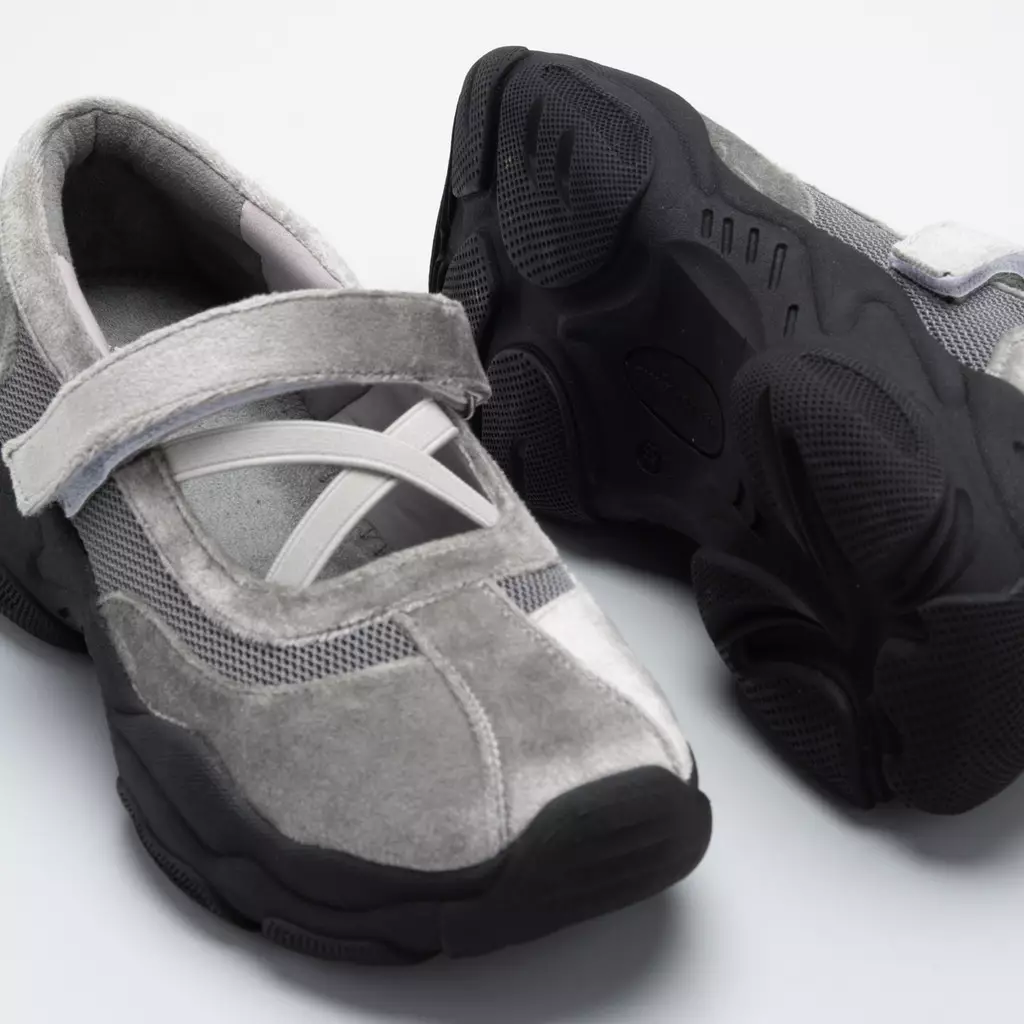 Adorable Projects - Zolisya Sneakers Balerina Grey - Sepatu Wanita