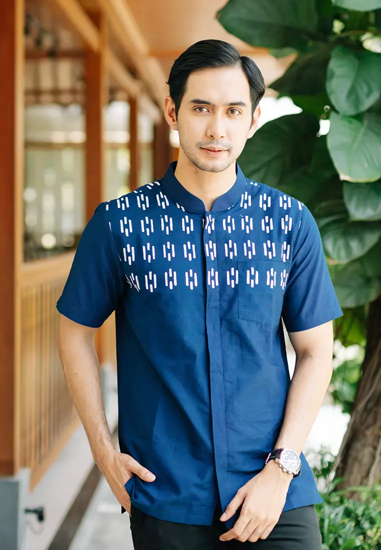 Hadinata Batik Koko Cap Pendek Furing Rayyan