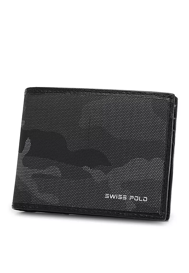 Men's RFID Blocking Bi Fold Wallet - Black