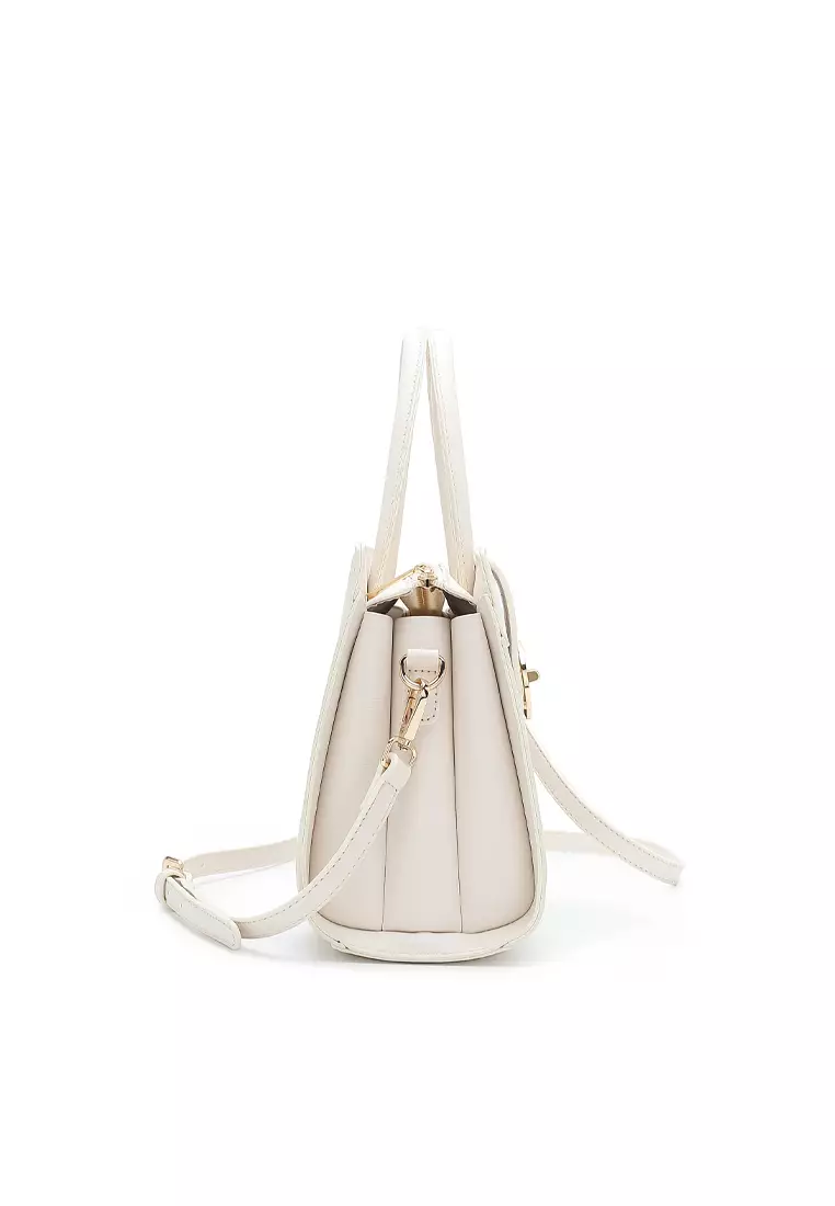 Top Handle Bag / Sling Bag / Crossbody Bag - White