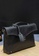 Lara black Plain Handle Briefcases With A Strap - Black 000D8AC2E2026AGS_2