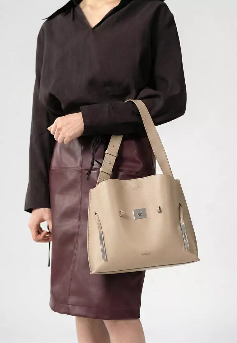 SAOI Belt Tote II Small - Milkshake Latte