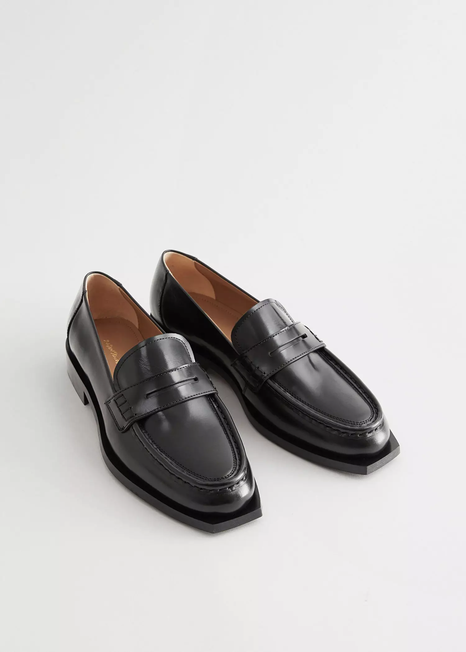 Buy & Other Stories Classic Leather Penny Loafers 2024 Online | ZALORA ...