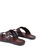 Louis Cuppers brown Buckle Chappal Sandals 59172SH6F9467AGS_3