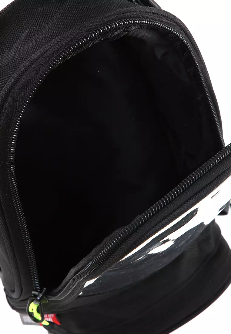 Lixe Tas Motor Smartphone Holder Motorcycle Fuel Bag Many Slot Foldable Design Material Nylon ORIGINAL - Black