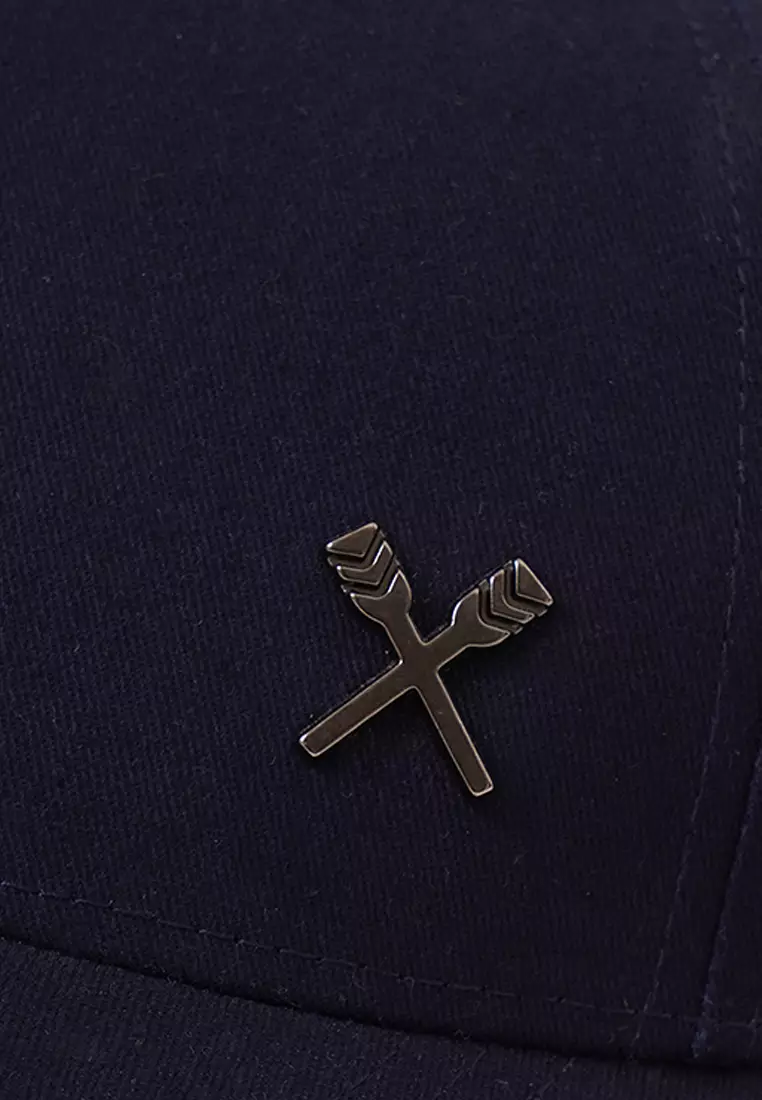 Baseball Cap With Metal Oar