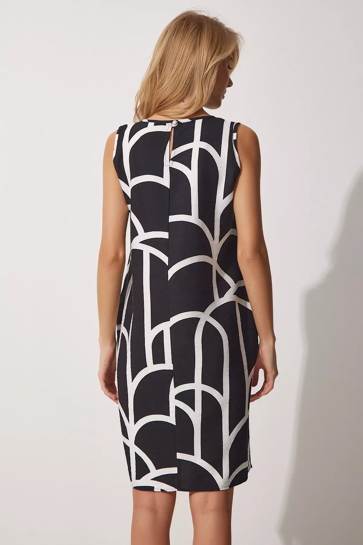 Patterned Mini Summer Dress