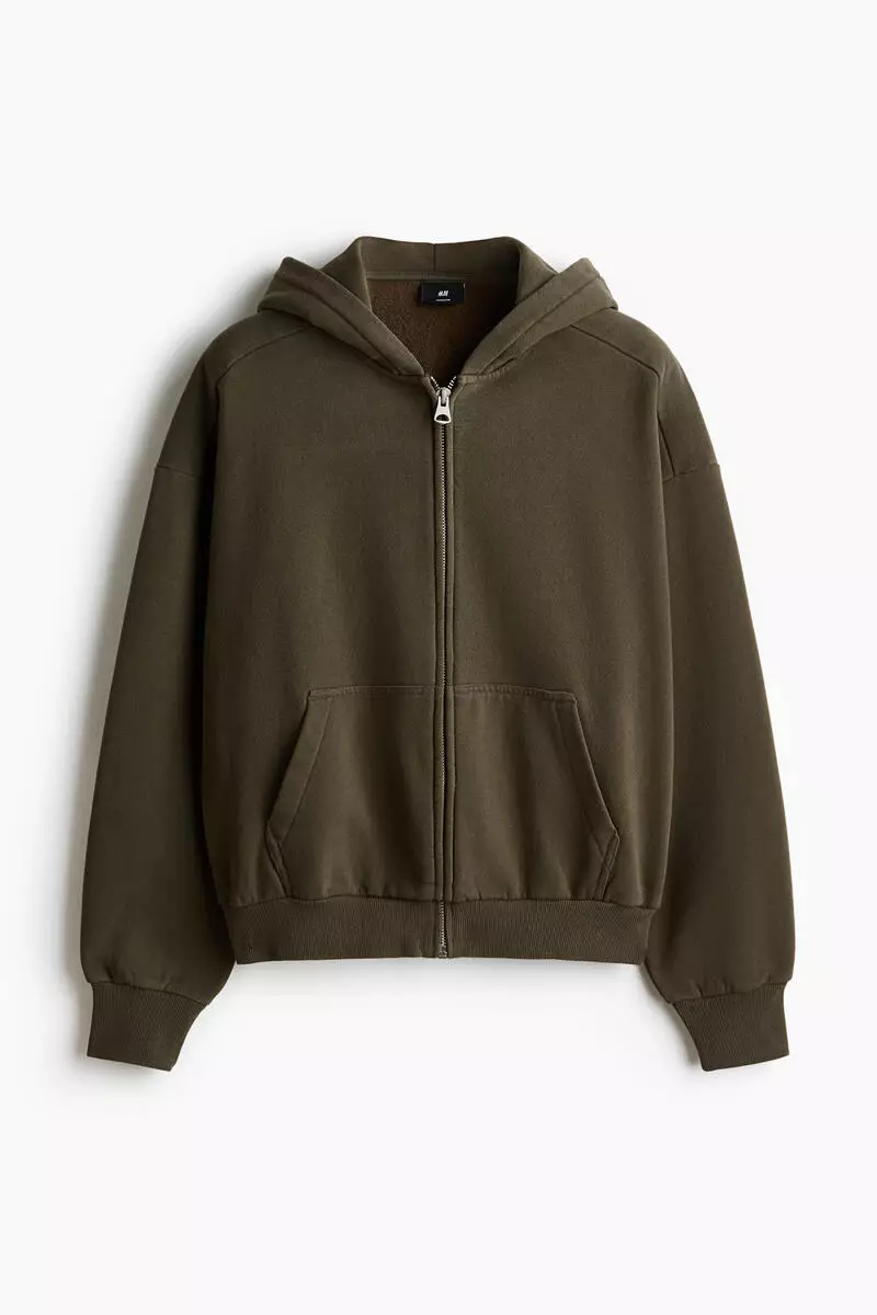 Buy H&M Oversized Fit Zip-through hoodie 2026 Online | ZALORA