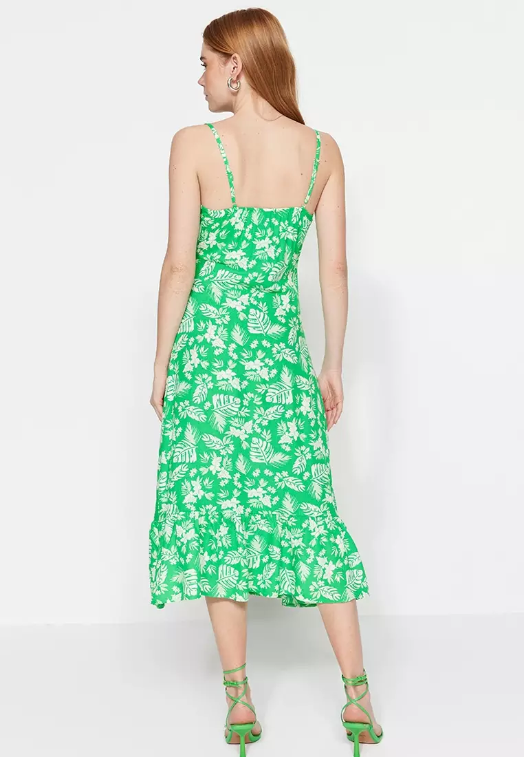 Jual Trendyol Woven Floral Pattern Dress Original 2024 ZALORA Indonesia