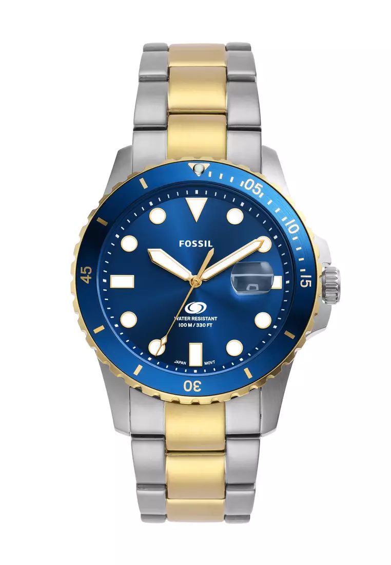 Buy Fossil Fossil Blue Dive Watch FS6034 2023 Online | ZALORA