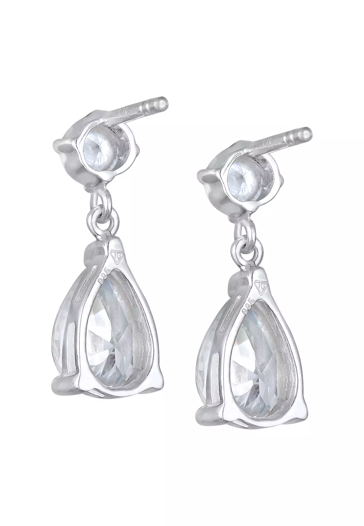 Earrings Ear Hanger Drop Elegant Zirconia