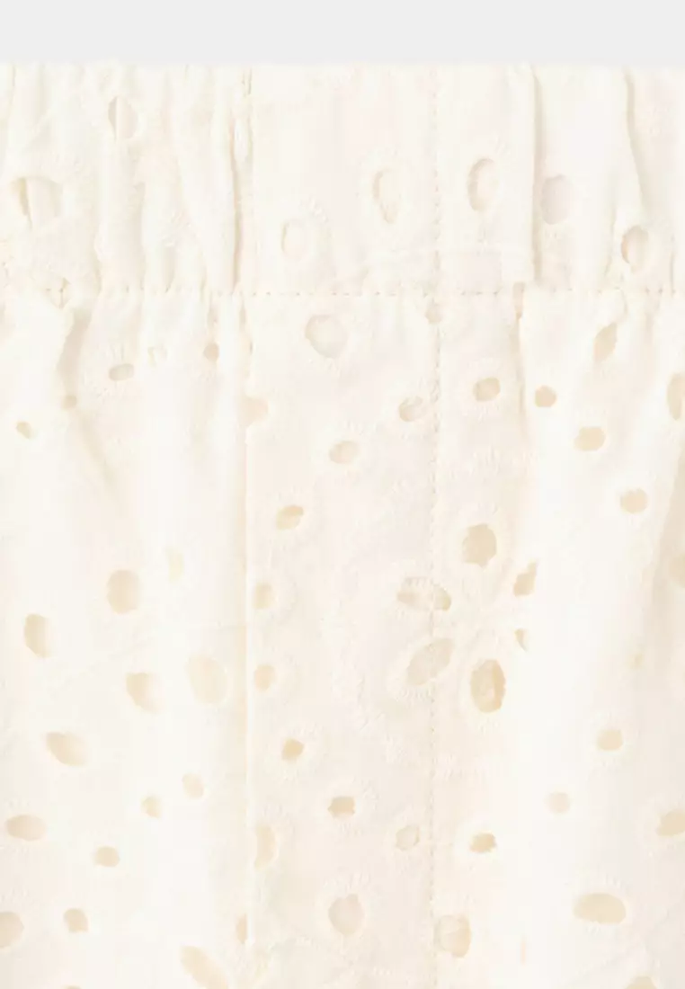 Broderie Anglaise Cotton Shorts