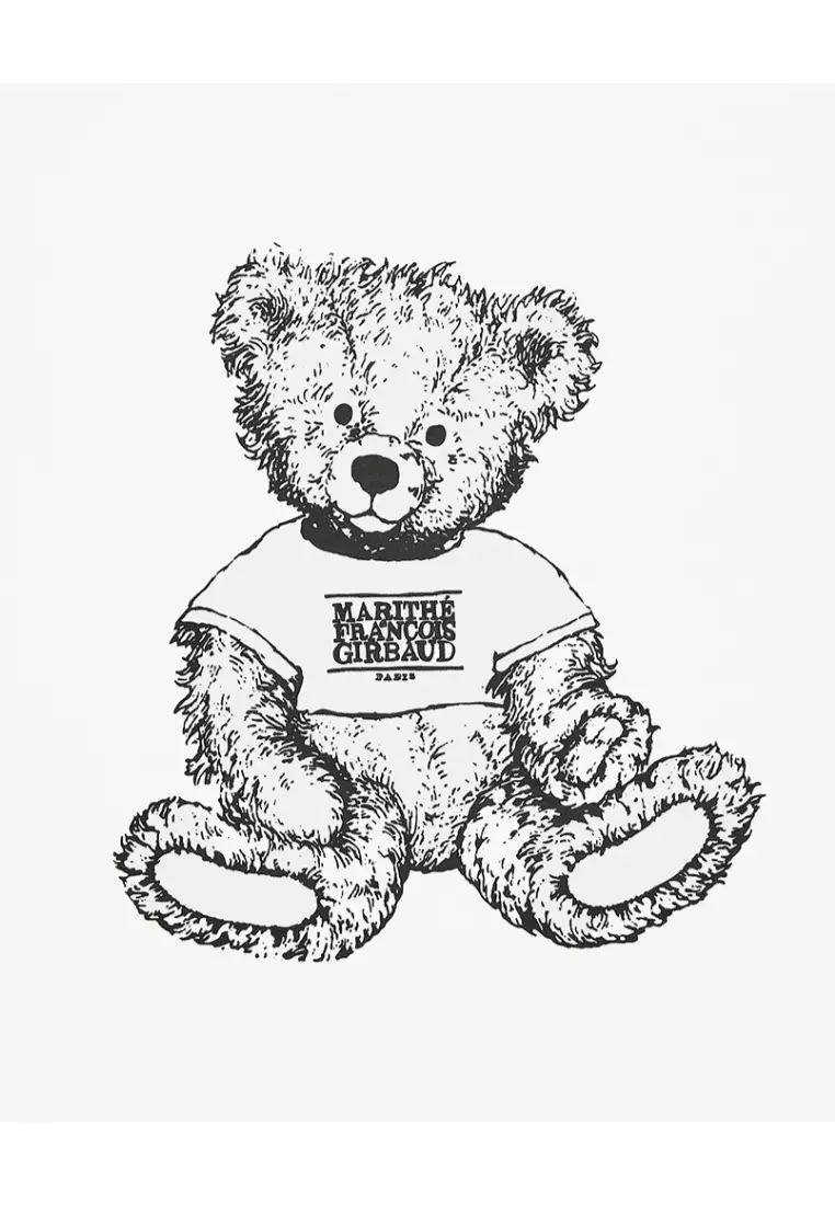 Jual Marithe + Francois Girbaud Doodle Bear Tee - Bear White