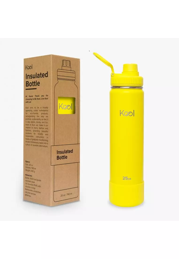 K7 32oz Stainless Steel Water Bottle - Yellow - KAP7 International