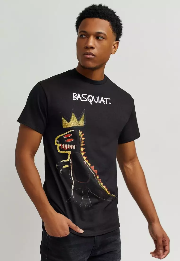 Buy REASON NYC Streetwear - Basquiat Pez Short Sleeves Tee - Black ...