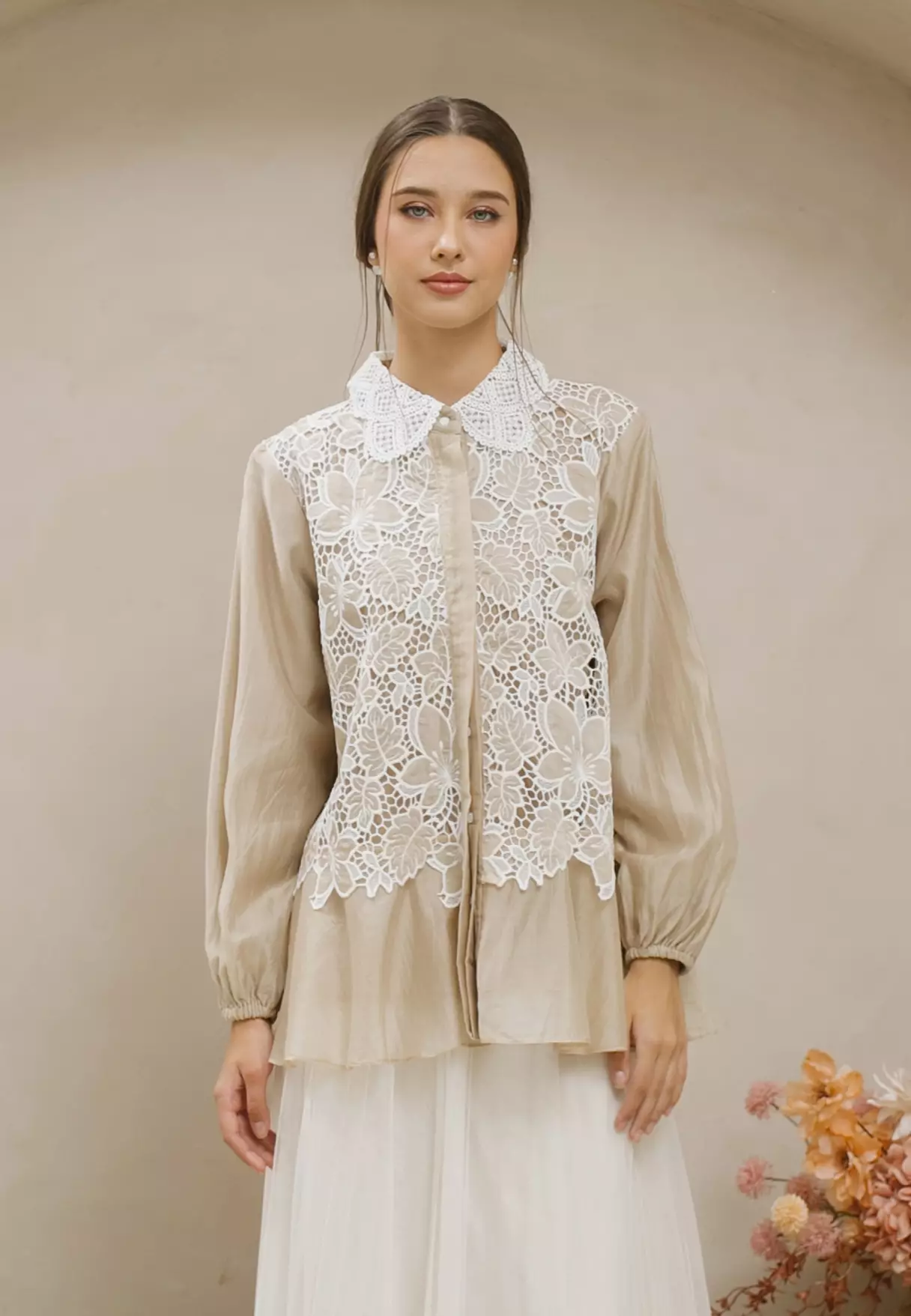 Emilie Blouse - Almond