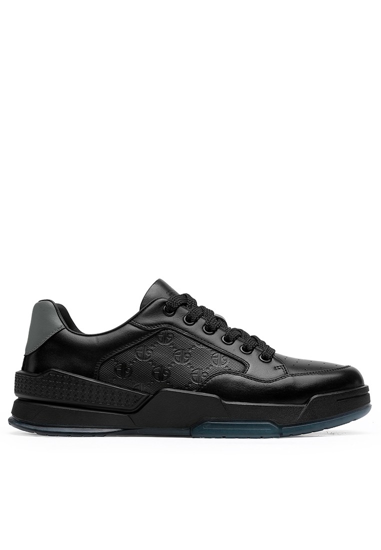 Platform Grain Leather Sneakers DS33132-01-02