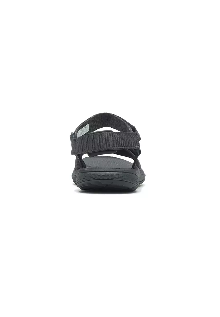 Bravada Backstrap-Triple Black Womens Sandals Water