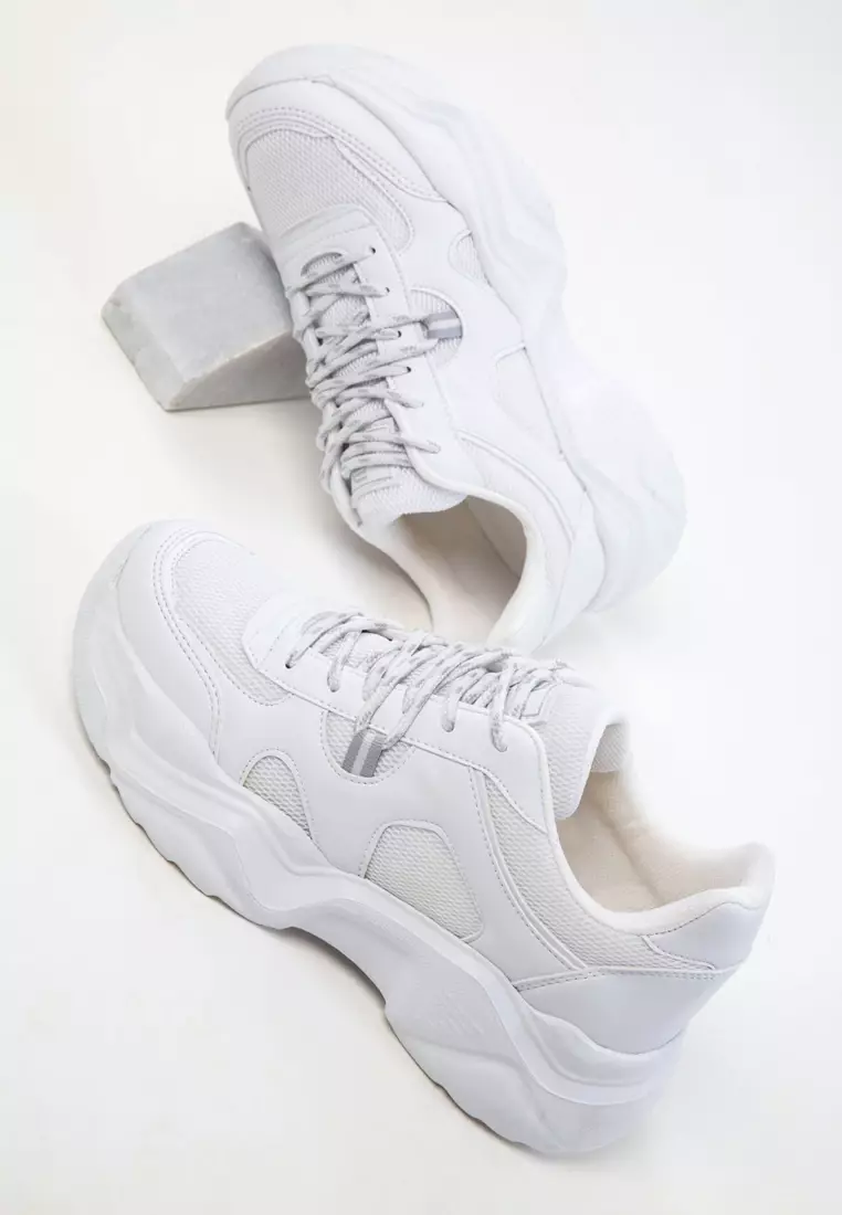 White Women's Sneaker 20574