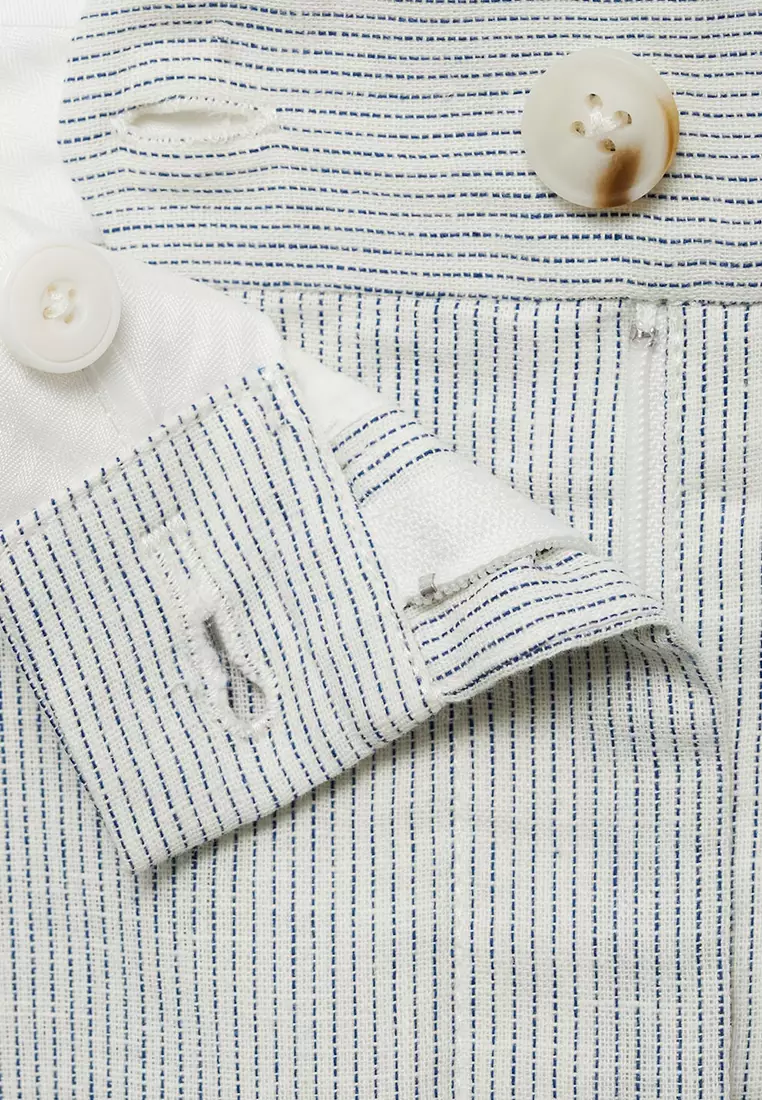 Straight-Fit Suit Trousers