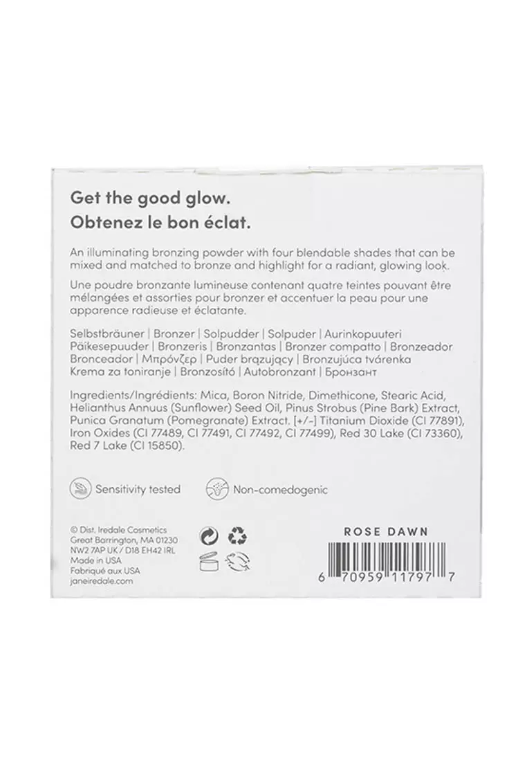 JANE IREDALE - PureBronze Shimmer Bronzer Palette Refill - # Rose Dawn 9.9g/0.35oz