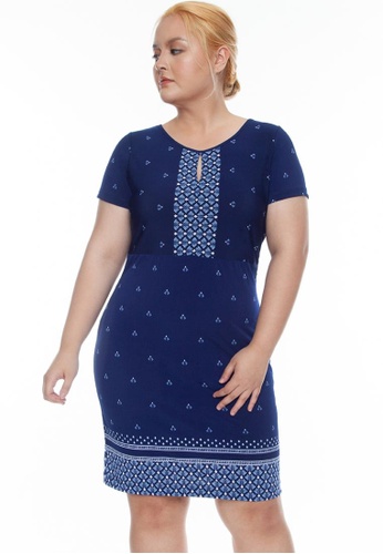 Shop Paperdolls Milly Plus Size Jada Printed Dress Online On
