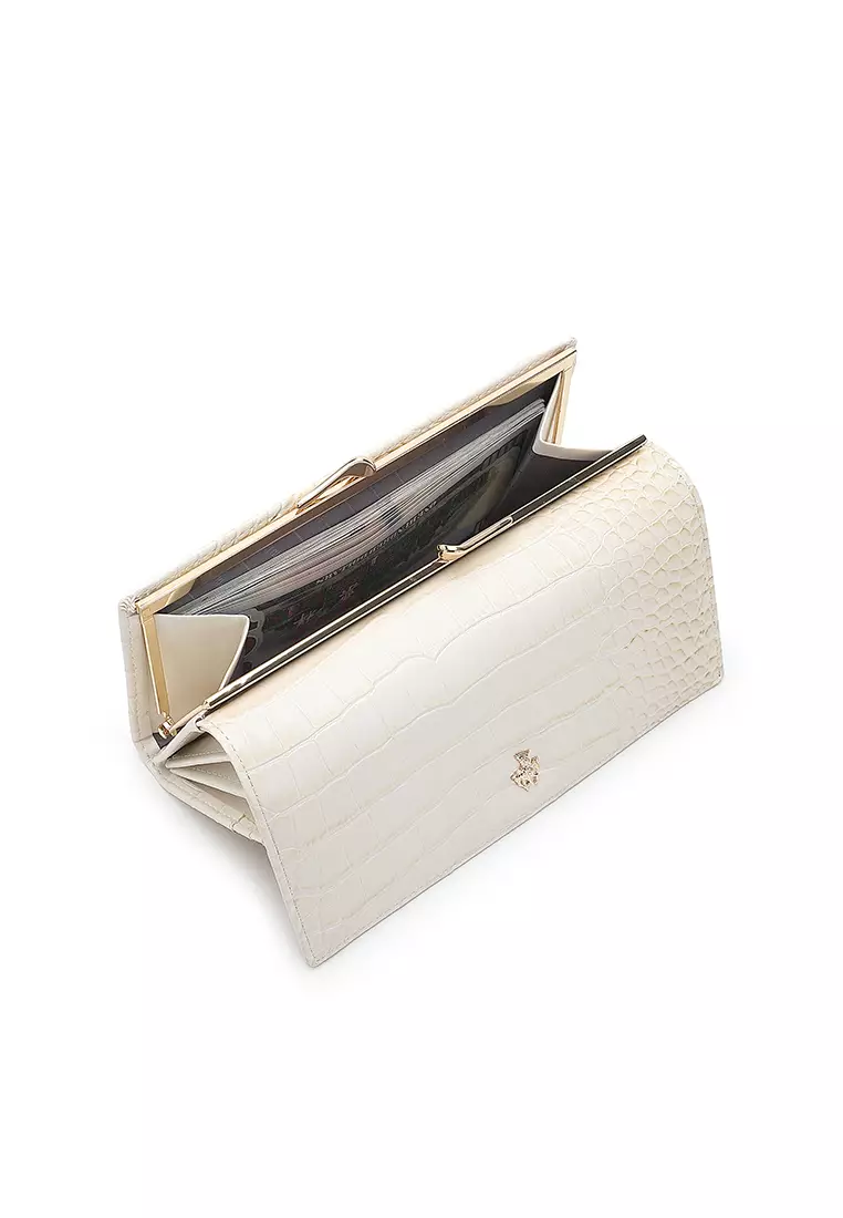 Women's Long Purse / Wallet - Beige