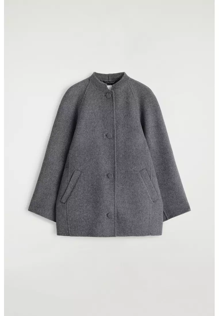 Buy COS ROUNDED DOUBLE-FACED WOOL JACKET 2026 Online | ZALORA