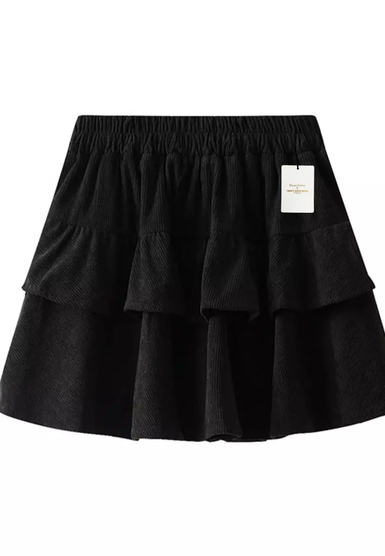 Buy Twenty Eight Shoes Corduroy Cake Mini Skirt AF8001 Online