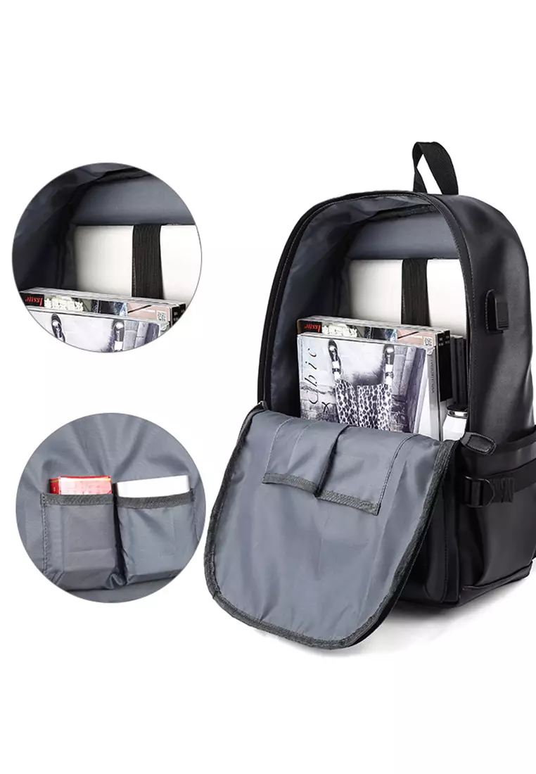 Leather Travel Backpack